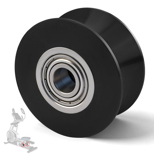 YIBEICO Upgraded Roller Wheel for 340773, Elliptical Roller Wheel for TreadLife for ProForm for NordicTrack, Quiet LongLasting Replacement Roller Wheel