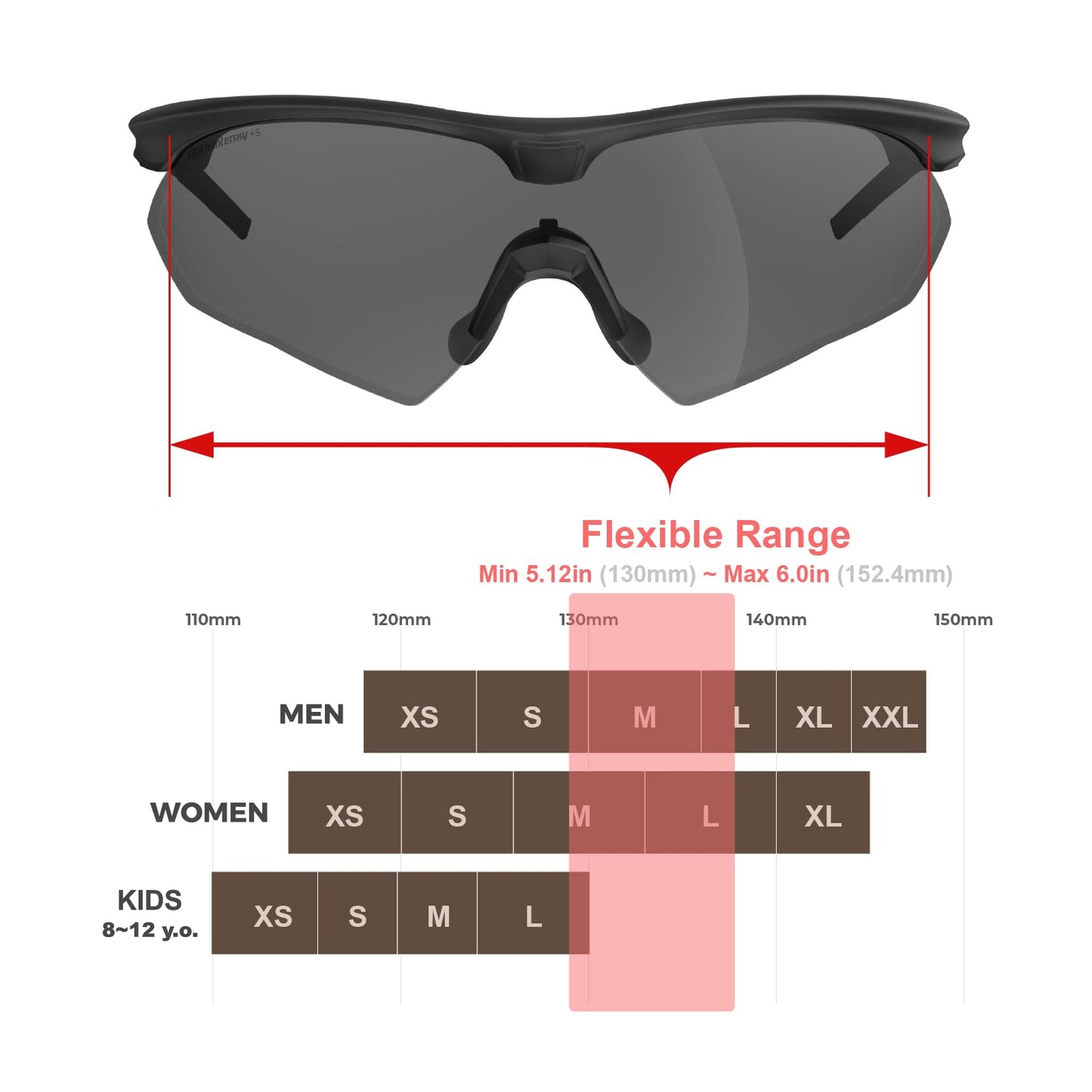HTS HUNTERSKY S53 Anti Fog Tactical Shooting Range Tinted Safety Glasses Ballistic Eye Protection Hunting Airsoft Riding Pickleball Outdoor goggles