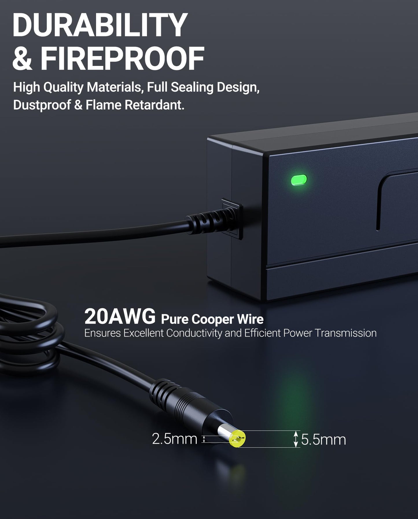 SAYSOLAK 42V 2A Charger for Jetson Electric Bike & Scooter, Compatible with Jetson Bolt Pro, Bolt, LX10, Adventure, Metro, Journey, J5, J8, Axle Ebikes & Eris Pro/Ora Pro/Racer/Rhythm Scooters