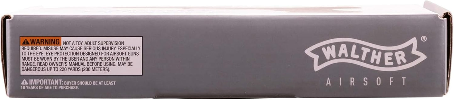 Umarex Elite Force Walther PPQ GBB Blowback Airsoft Pistol - 6mm BB, Realistic Action