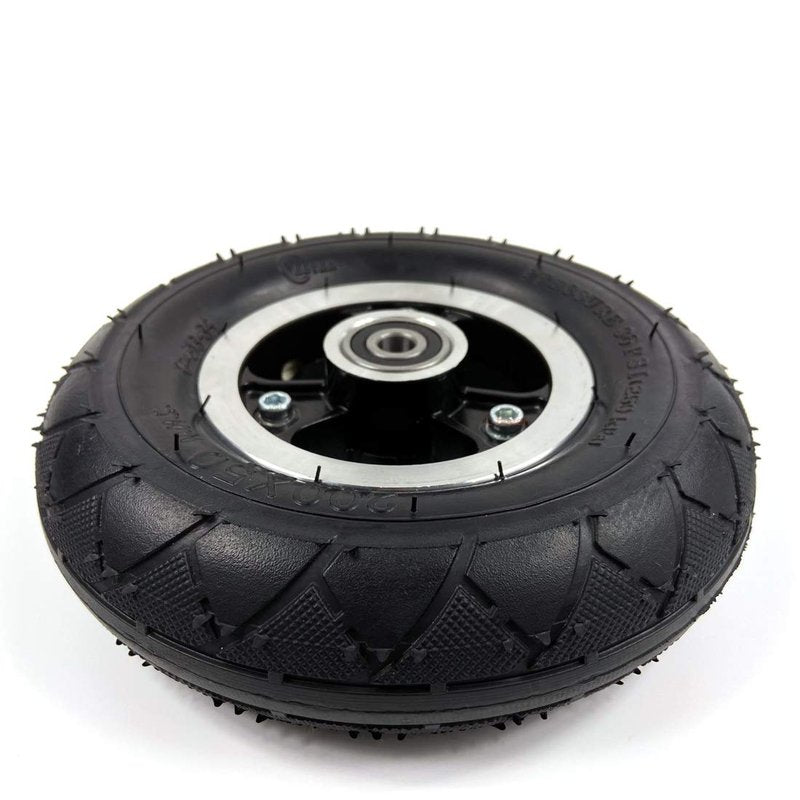 200x50 Scooter Solid Wheel Or Air Wheel 8 Inch Scooter Wheel with Solid Tire Or Air Tire With tube Alloy Hub 8" Trolley Caster(Solid Wheel)