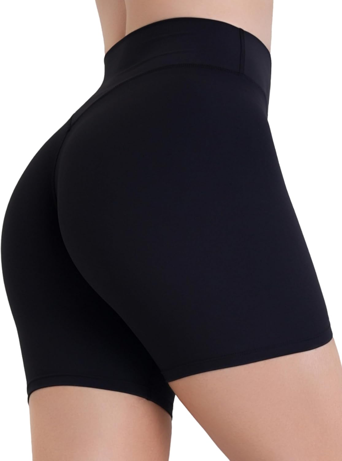 Sunzel Butt Lifting Biker Shorts - High Waist Tummy Control | Women's Workout Yoga Shorts