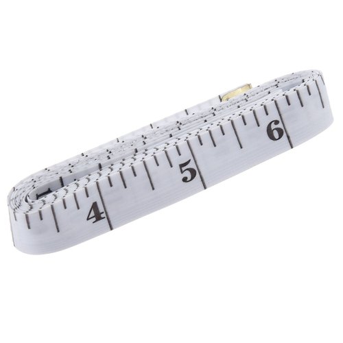 GDMINLO Soft Tape Measure - Double Scale Flexible Vinyl Ruler for Body Measurements | 60-Inch White