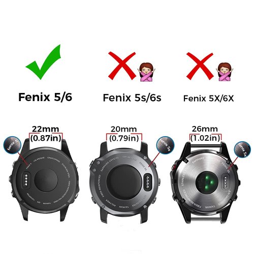 NotoCity Compatible with Fenix 6 Pro Band 22mm Easy Fit for Fenix 5/Fenix 5 Plus/Fenix 6/Fenix 6 Pro/Forerunner 935/Forerunner 945/Approach S60/Quatix 5(Green/Orange)