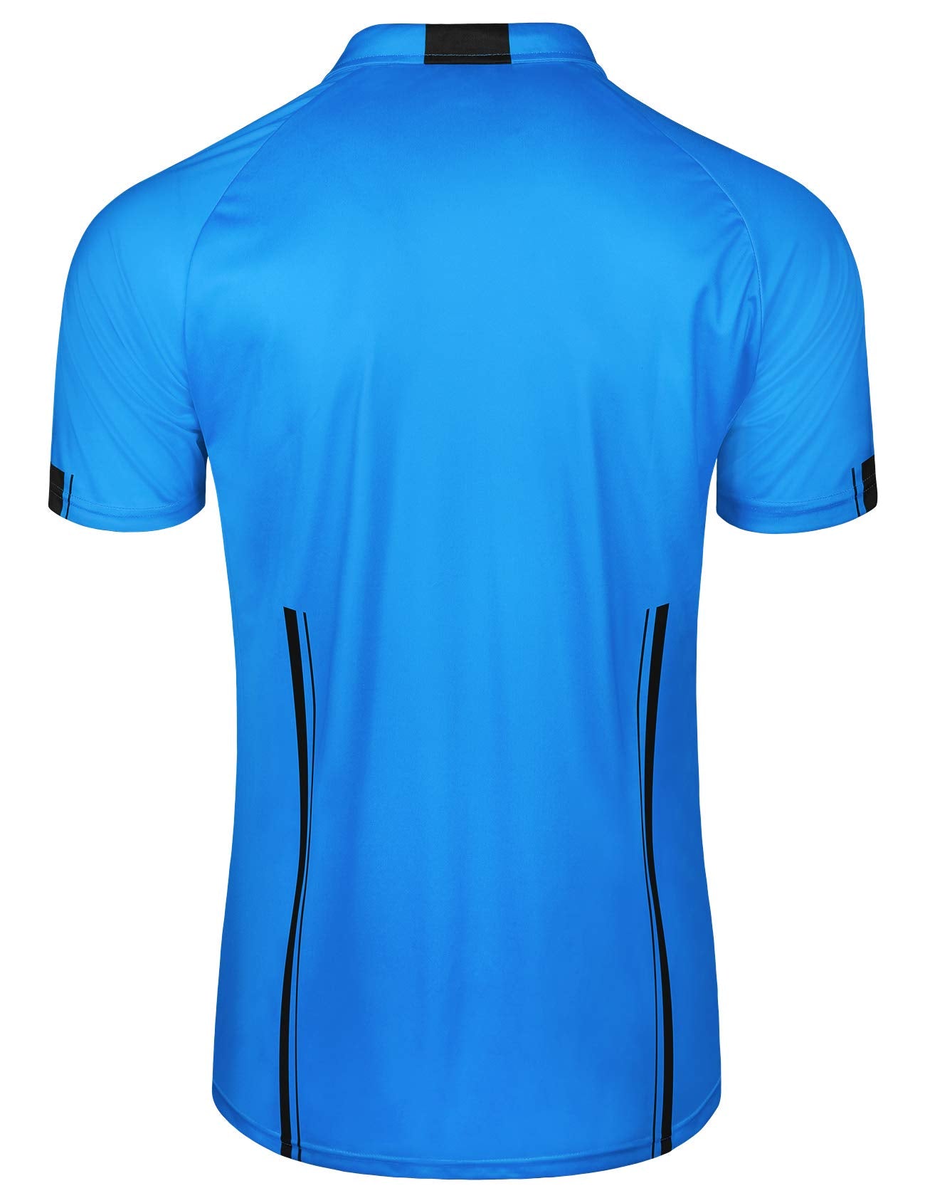 FitsT4 Sports Pro Soccer Referee Jersey Short Sleeve Ref Shirts Blue 3X-Large