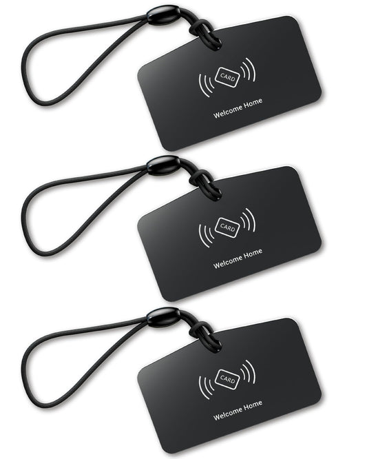 Veise VK01 IC Cards for Smart Lock, 13.56MHz RFID Cards Key Fobs for Keyless Entry Door Lock, Smart Deadbolt Key Compatible to Multiple Apps (3 Pack)