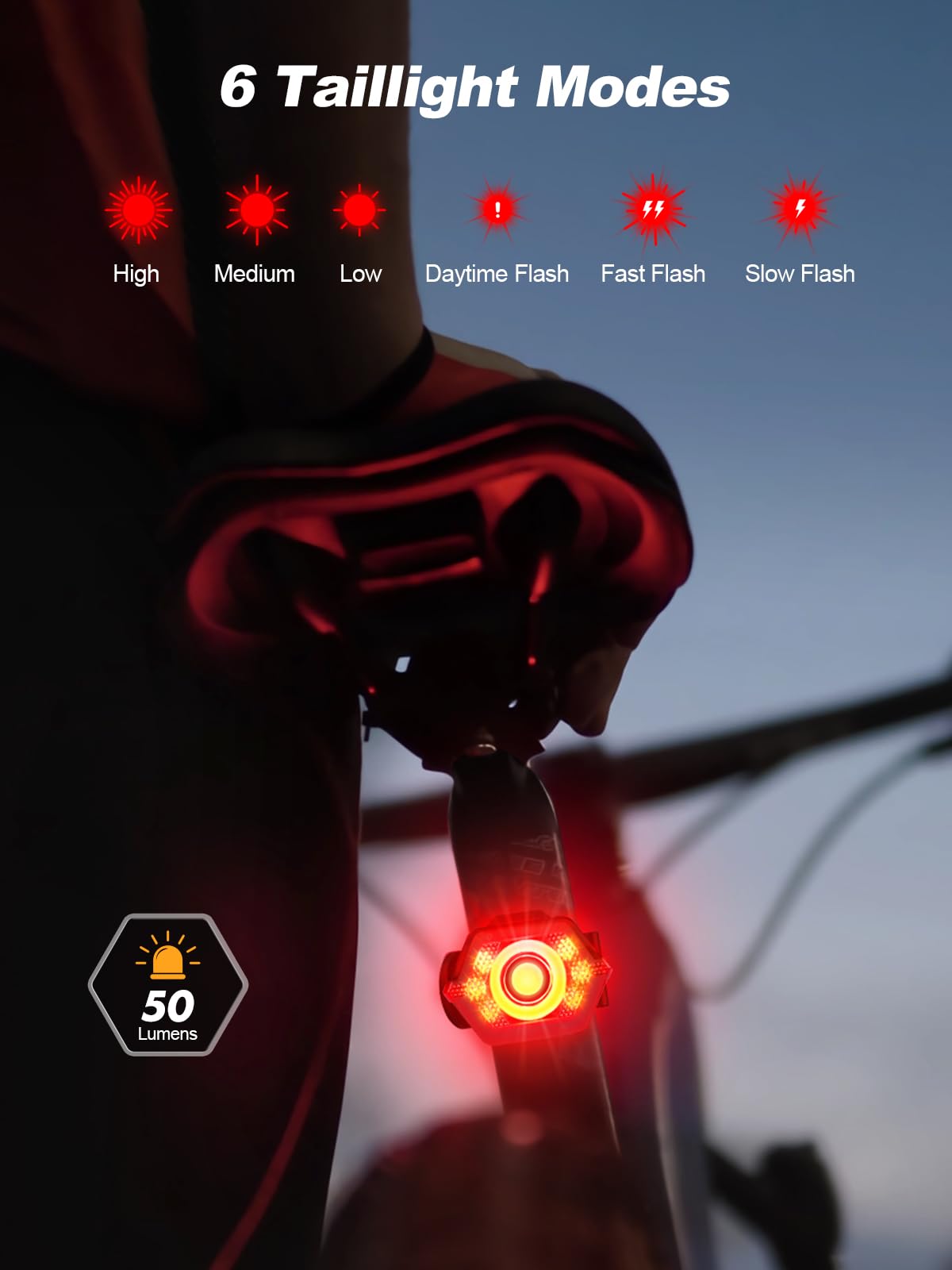 Cuvccn 2026 New 1000 Lumen Super Bright Bike Lights with Side Light, 4+6 Modes Rechargeable Bicycle Lights Front & Rear, IP65 Waterproof Bike Headlight for Day/Night Riding Safety, Scooter Accessories