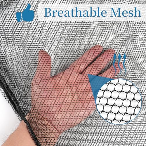 6 Pack Mesh Drawstring Bags - Quick-Dry & Lightweight 14x17