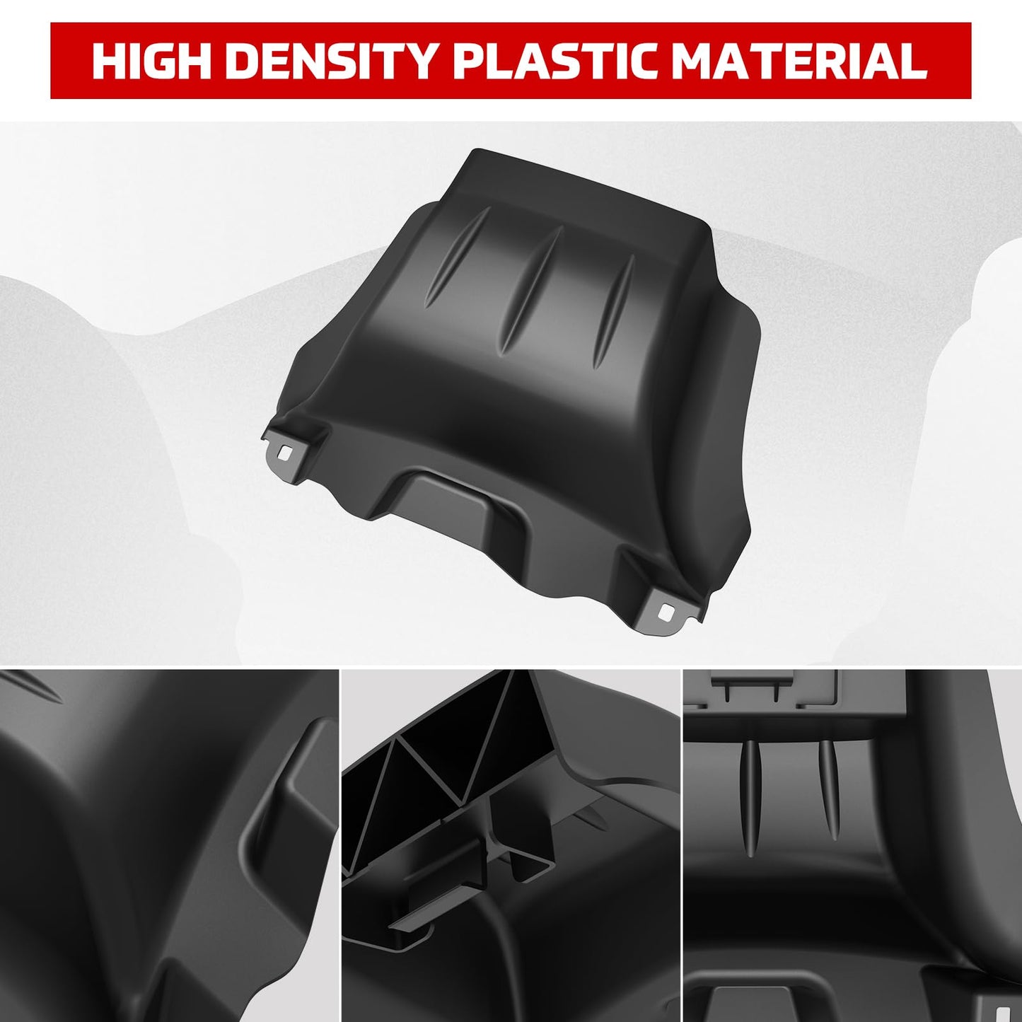 Golf Cart Plastic Front Bumper Cover Compatible with 2008-2015 EZGO RXV Golf, Black Durable Material Front Guard Bumper OEM Style Plastic Bumper for EZGO RXV 2008-2015