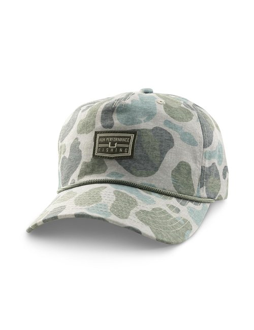 HUK Men's Standard Trucker, Anti-Glare Snapback Fishing Hat, Volcanic Ash