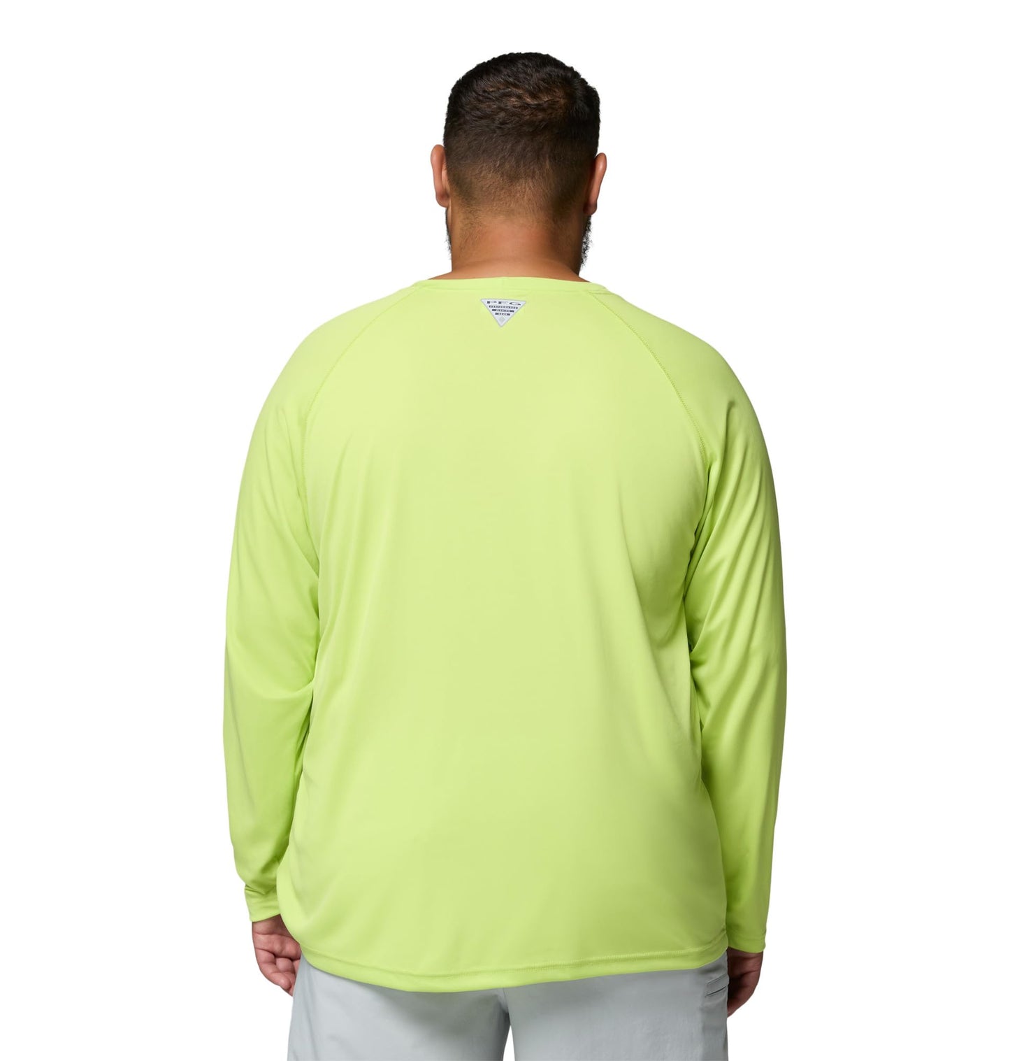 Columbia Men's PFG Terminal Tackle Long Sleeve Fishing Shirt, Voltage/White Logo, 5X