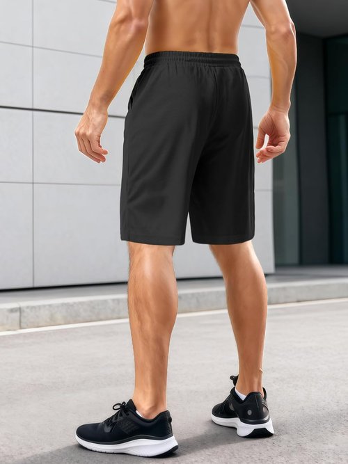 Aolesy Men's Basketball Shorts - Lightweight Quick-Dry Athletic Gym Shorts with Zipper Pockets | 7"/9" Sizes