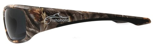 Fishoholic Polarized Bi-Focal Fishing Sunglasses with Reader Magnification (1.5x, 2.0x, or 2.5x) and UV400 Protection