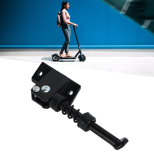 EIMSOAH Electric Scooter Kickstand, Scooter Parking Stand Bracket, Electric Scooter Parking Stand, Aluminum Alloy Parking Stand, for Spare Parts 10 Inch Black