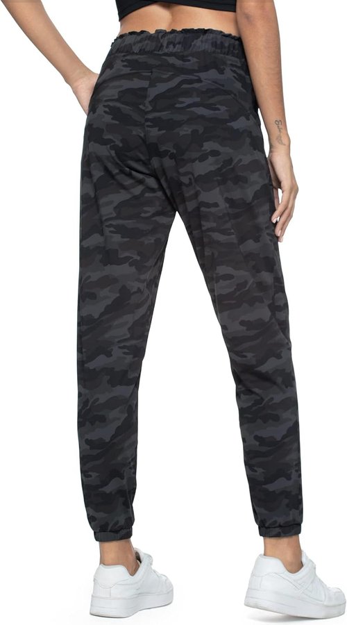 Haowind Women's Joggers - Comfy Elastic Waist Workout Pants with Pockets | Perfect for Yoga & Running