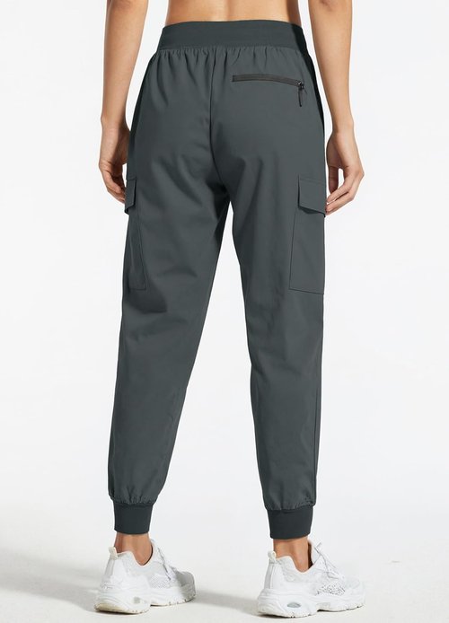 Libin Women's Cargo Joggers - Lightweight Quick-Dry Hiking Pants for Casual Travel | Athletic Fit