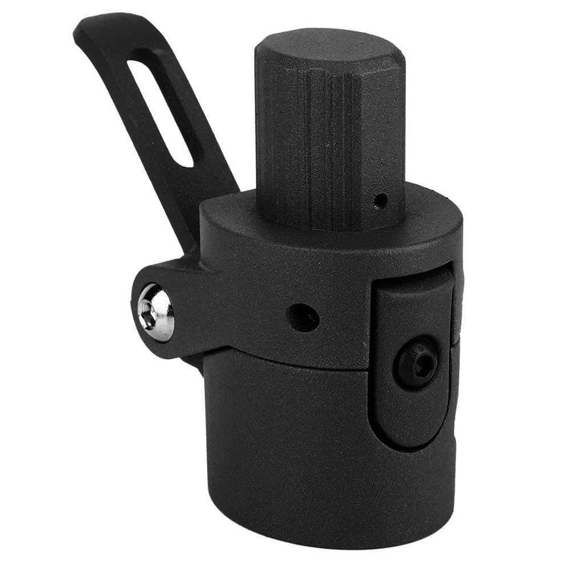 OUKENS Foldable Electric Scooter Pole Base Replacement for Xiaomi M365, Compatible Front Fork Bracket, Black Sturdy Aluminum Alloy Scooter Folding Stem Replacement, Folding Mechanism Upgrade Part