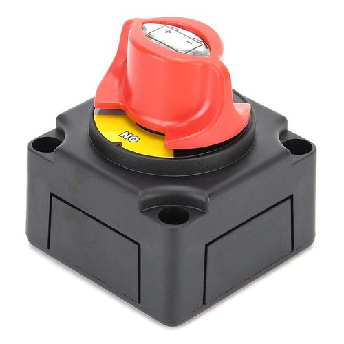 Battery Switch - Skiennix 1000A Heavy-Duty 12V/24V Disconnect Switch | Durable Plastic & Copper Terminals
