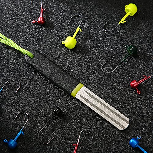 Fishing Hook Sharpener File - Double Sided, Multi Color