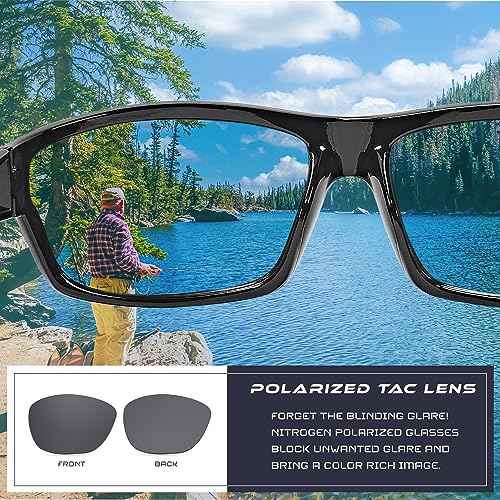 Polarized Wrap Around Sport Sunglasses UV400 for Men & Women