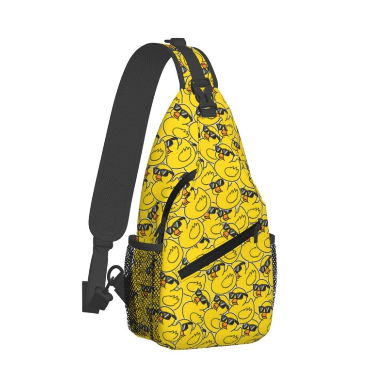 Sling Backpack Trendy Sling Bag Multipurpose Crossbody Sling Travel Hiking Crossbody Shoulder Backpack (Duck)