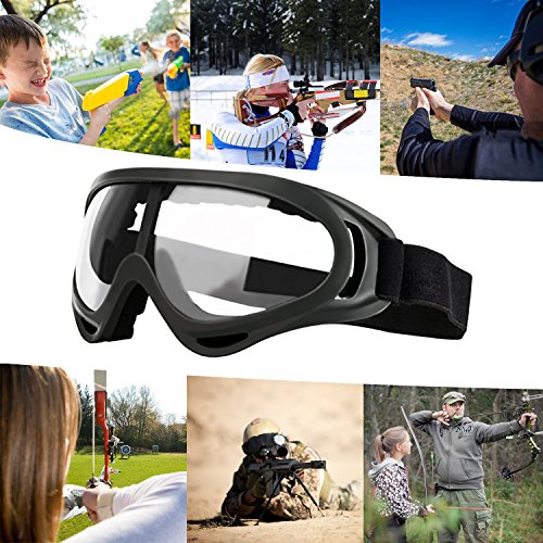 GUSTYLE 2 Pack Children's Safety Glasses with Wind Resistance Perfect