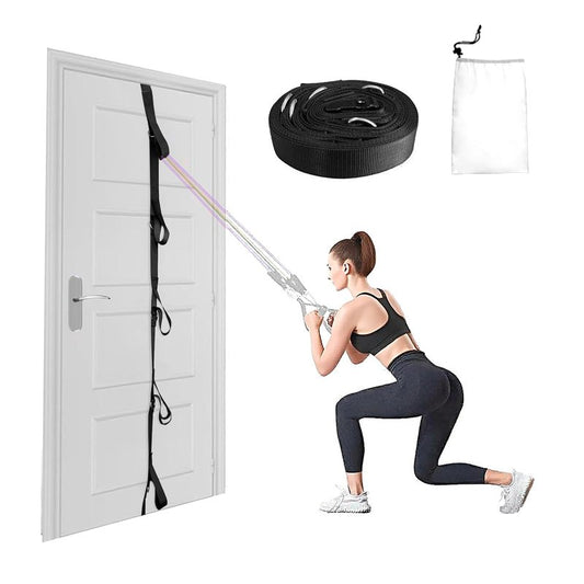 Door Anchor for Resistance Bands Exercise: Secure Multi Point Anchor Gym for Home Fitness, Portable Workout Resistance Band Door Anchors