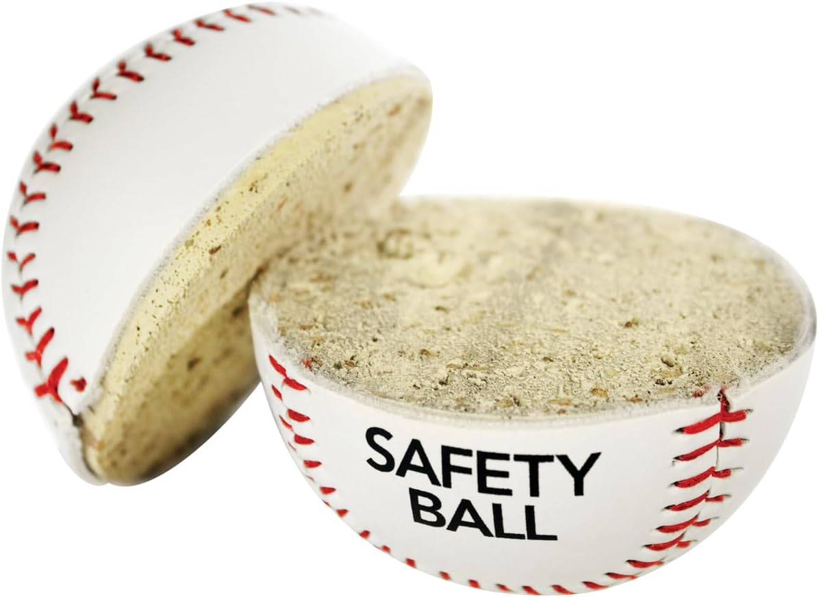 SKLZ Soft Cushioned Safety Baseballs - 2 Pack | Ideal for Safe Practice & Training, White Pearl