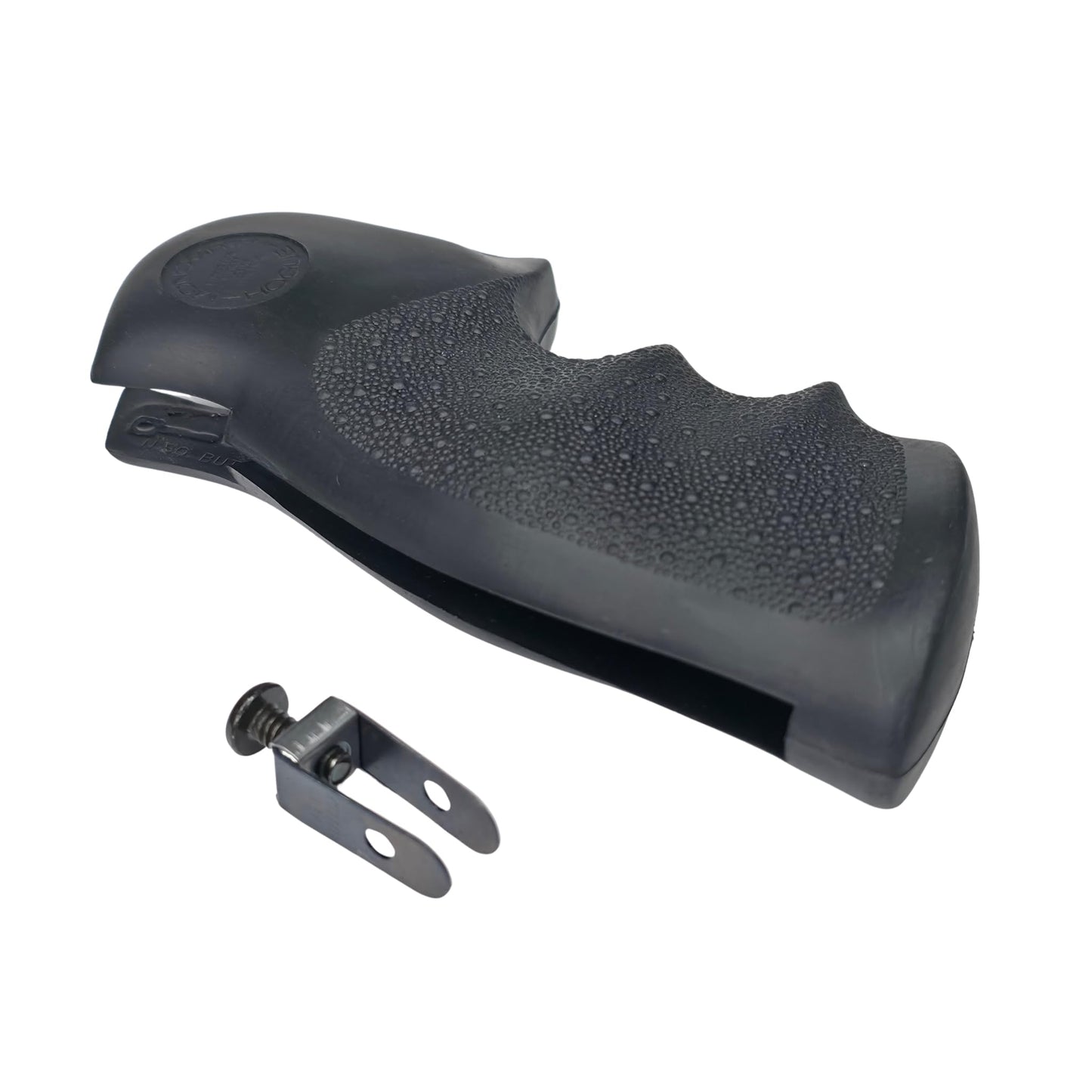 Hogue OverMolded Rubber Monogrip for S&W N Frame, Square Butt Revolver Grip, Black - 29000
