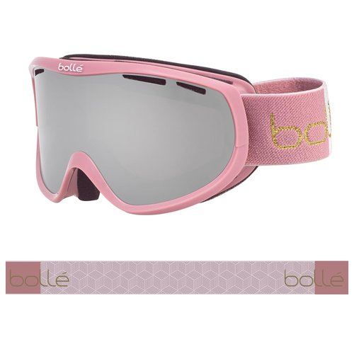 Bolle Sierra Vintage Rose Shiny/Black Chrome Cat.3 | Small-Medium - Snow Goggles Feminine-Adult