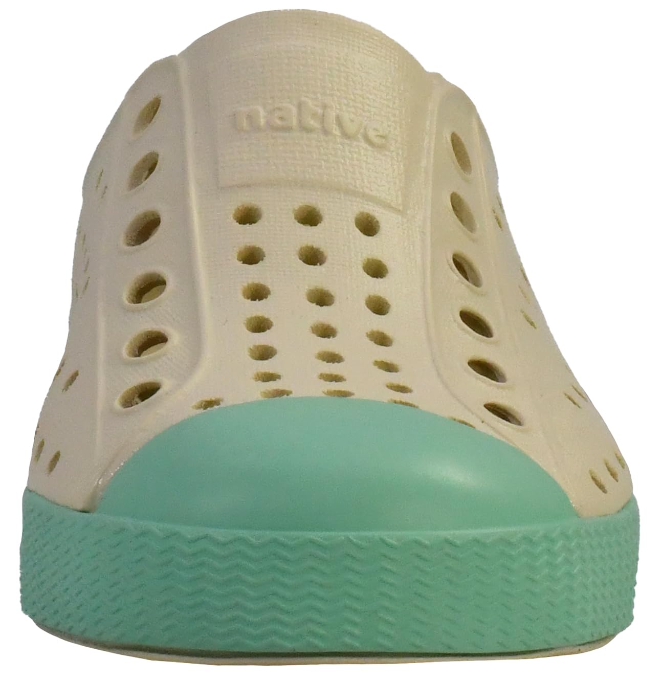 Native Shoes Unisex-Kids Jefferson Sneakers, Bone White/Fresco Green, 10 Toddler