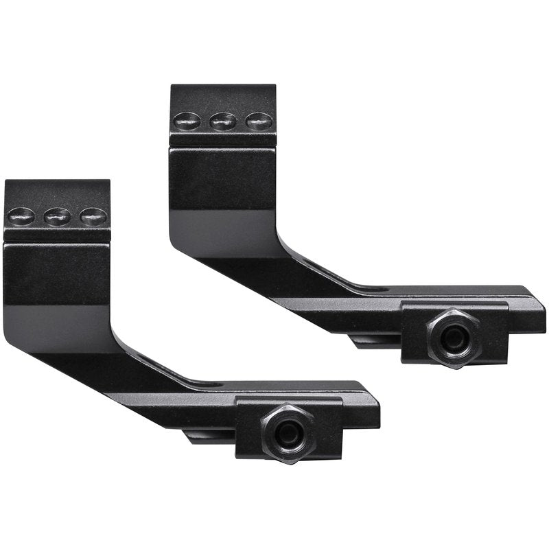 Barska Cantilever Scope Mount Rings 30mm and 1 Inch Inserts Forward Offset Picatinny Weaver Mount with T6 Aluminum Construction