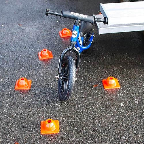 Heavy Duty Agility Training Cones - 2 Inch, Orange, 12 Pack