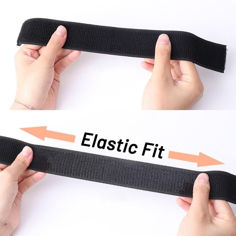 4 Pack Adjustable Elastic Band - 2.5 Cm Wide Ankle Straps for Cycling & Hiking