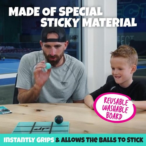 Dude Perfect Sticky Tic Tac Toe Game - Fun Tabletop Activity for Kids & Family Game Night | Ages 4+