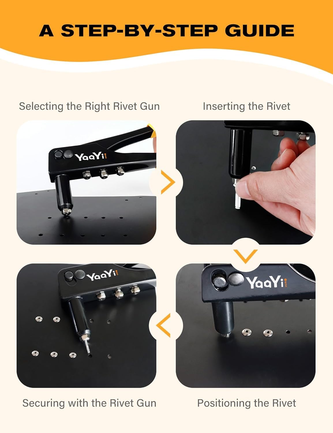 250 PCs 1/8'' x 1/2''Aluminum Blind Rivets, Pack of 250 CT 3.2mm x 13mm Pop Rivets with Aluminum Grip and Steel Mandrel