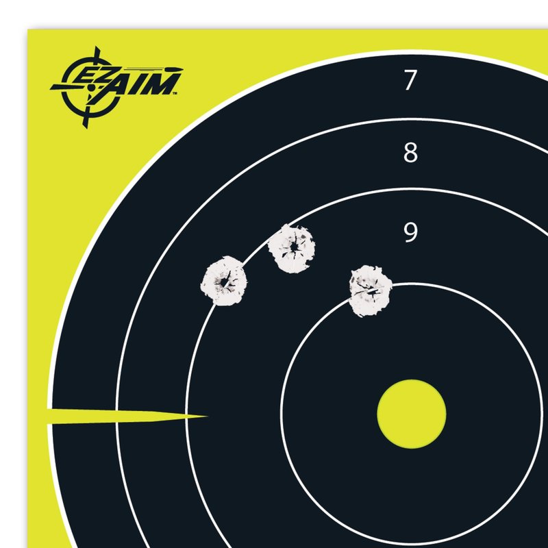 Allen Company EZ-Aim 8 x 8 inch Non-Adhesive Splash Shooting Targets by Allen Company, Targets, Gun - Rifle - Pistol - Airsoft - BB Gun - Air Rifle, Green, 25 Per Pack (15213)