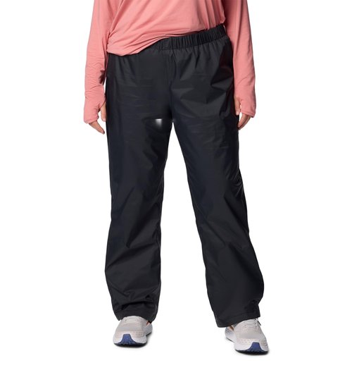 Columbia Womens Storm Surge II Waterproof Rain Pant, Black, 3X Short