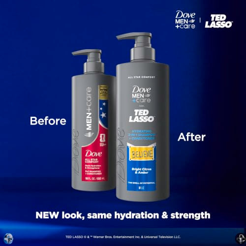 Strengthening 2-in-1 Shampoo and Conditioner for Men, 18 oz