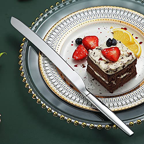 Wedding Cake Knife and Server Set - Stainless Steel, Silver