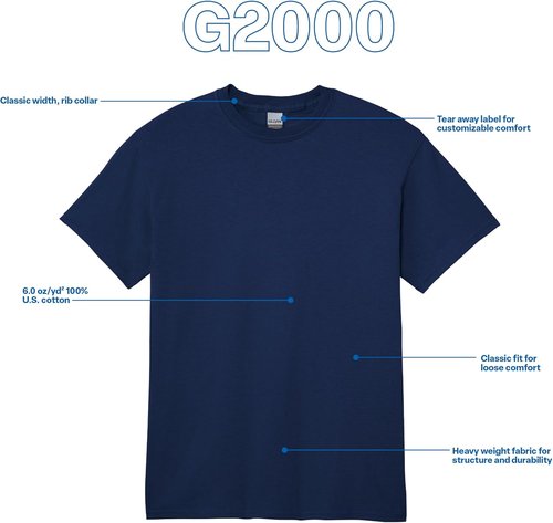 Gildan Ultra Cotton T-Shirt - Comfortable & Durable | Adult Multipack, Various Colors