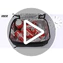 MIER Insulated Lunch Bag for Men Dual Compartment Army Green