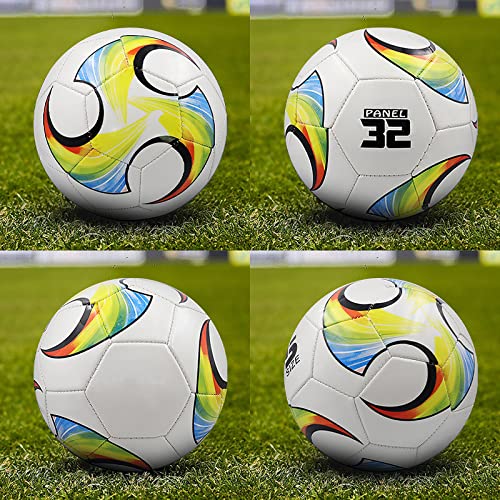 Colorful Size 3 Soccer Ball with Pump - Kids Training Gift