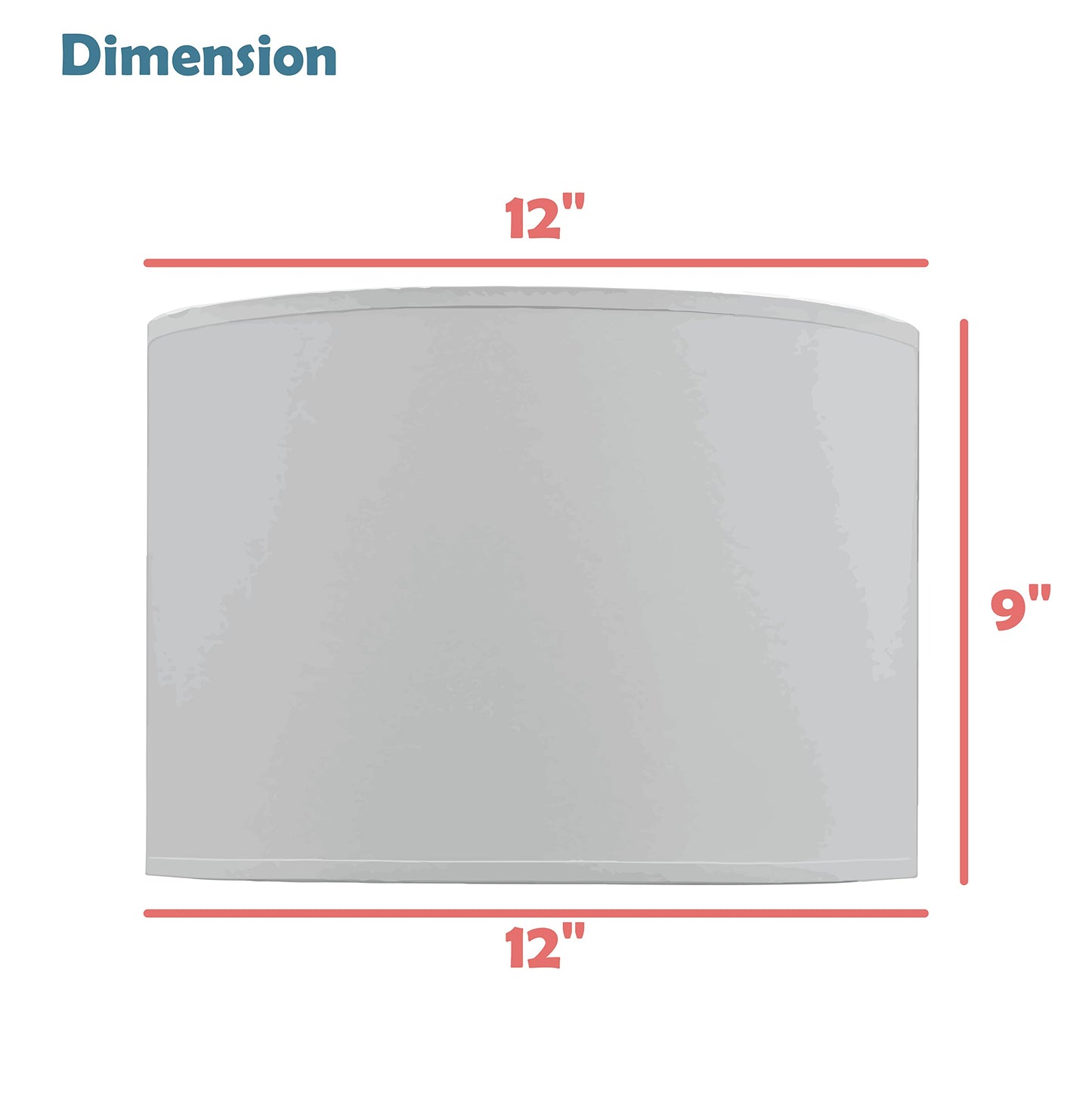 Aspen Creative 31604, Drum Spider Lamp Shade, Natural Rattan, 12" Top x 12" Bottom x 9" Height