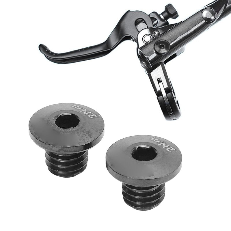 SPYMINNPOO Brake Hardware Kit, Alloy Integral Hydraulic Brake Bolts Brake Lever Screw Compatible with M7000 M8000 M9000 M9020 (Black)