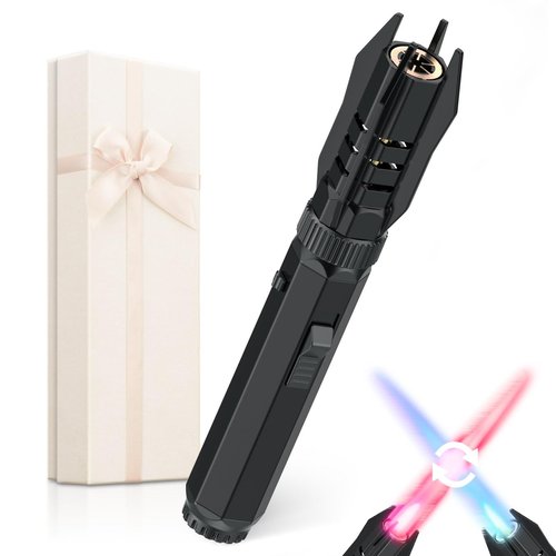 Lightsaber Torch Lighter, Torch lighters Butane refillable, Giant Camping Firework Jet Flame Lighter, Cool Lighters for Men, Gift Box