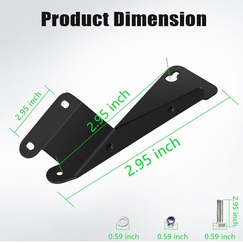 Orle Oko Golf Cart Brackets for EZGO TXT Headlight Bar,LED Golf Carr Light Bar w/ Brackets