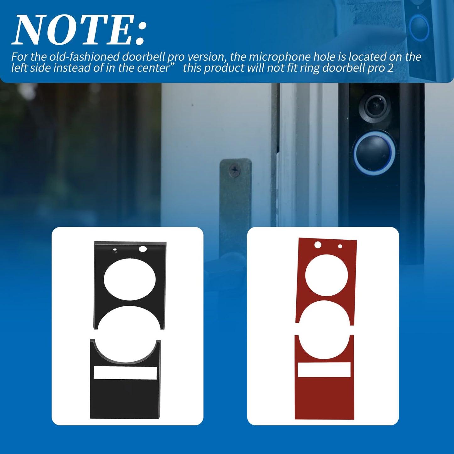 XYgdhqpt Replacement Screen Protector Compatible with Ring Doorbell Pro Older Version(1PCS)