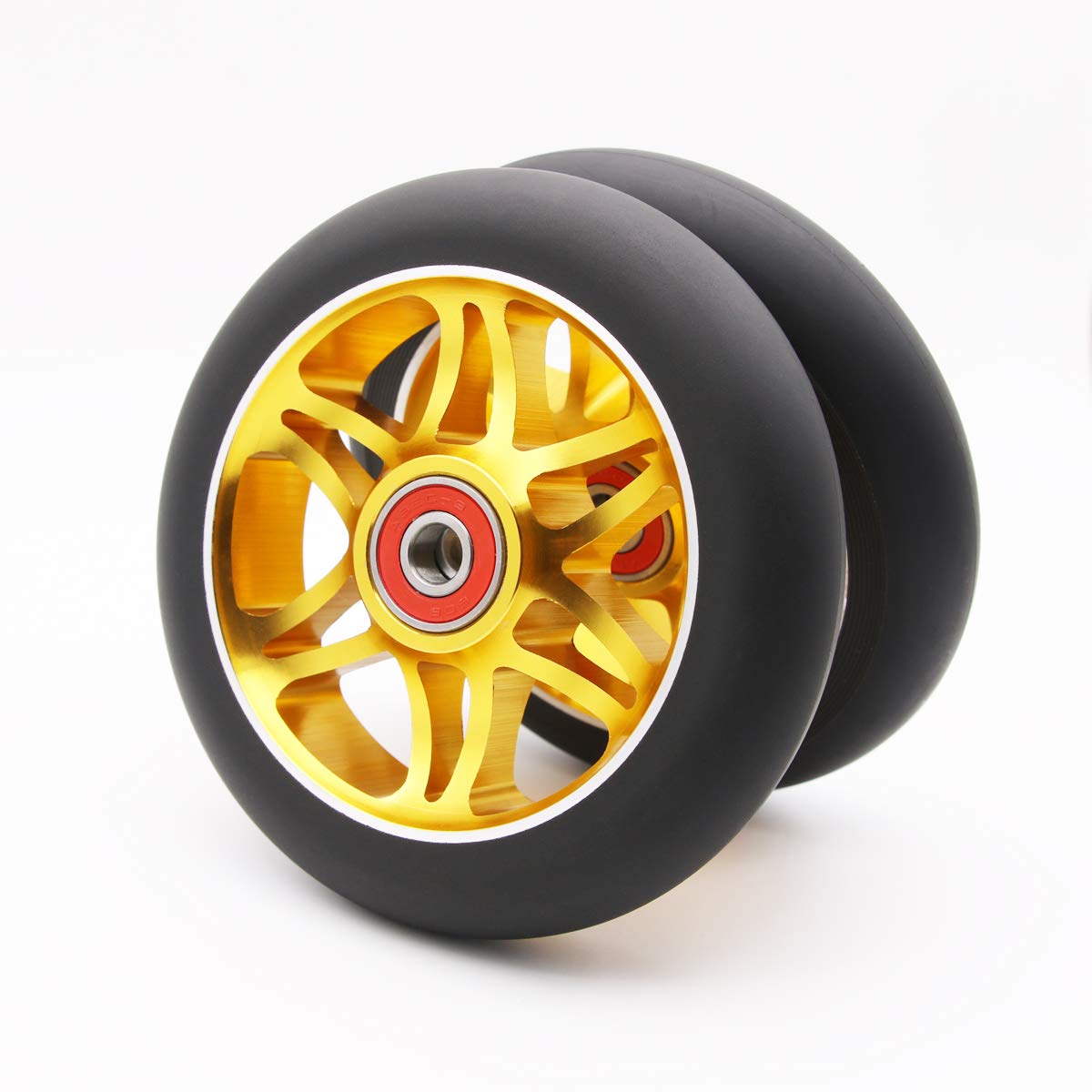 Z-FIRST 2Pcs 110mm Pro Scooter Wheels with ABEC 9 Bearings Fit for MGP/Razor/Lucky Envy/Vokul Pro Scooters Replacement Wheels