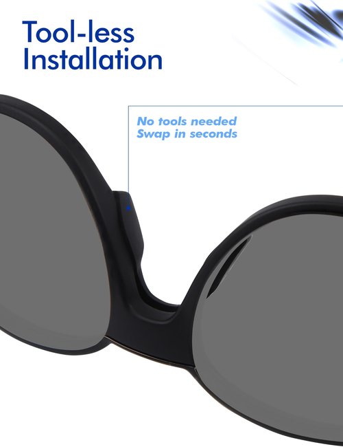 SAUCER Replacement Nose Pieces Pads for Oakley Leadline OO9473 | Leadline Rx OX8175 Sunglass - Standard Black